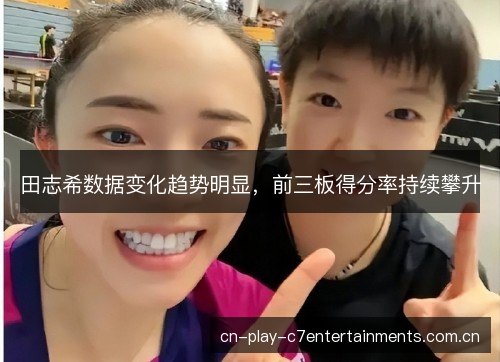 田志希数据变化趋势明显，前三板得分率持续攀升